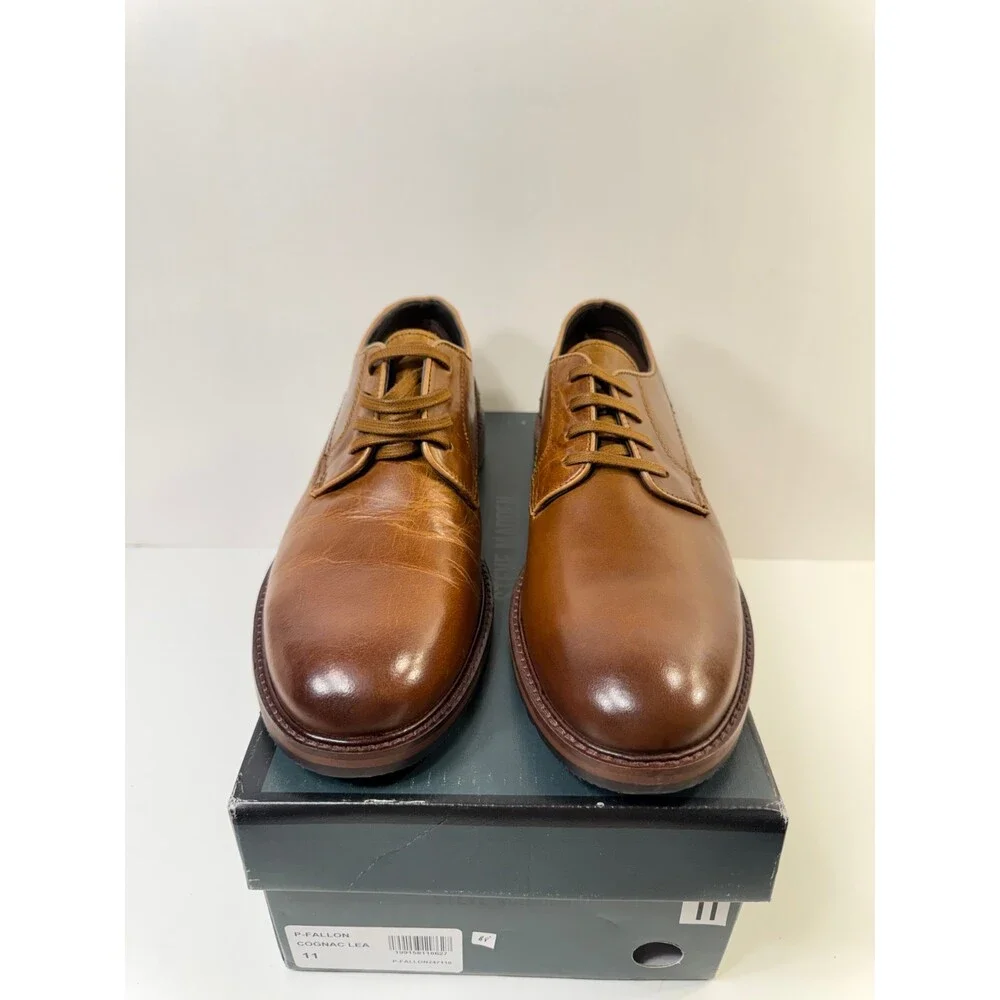Steve Madden Mens Cognac Lea Brown Leather US 11